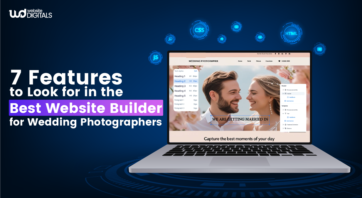 website builder for wedding photographers