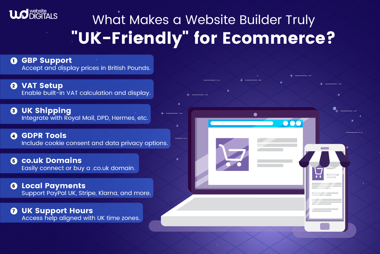 ecommerce website builder uk