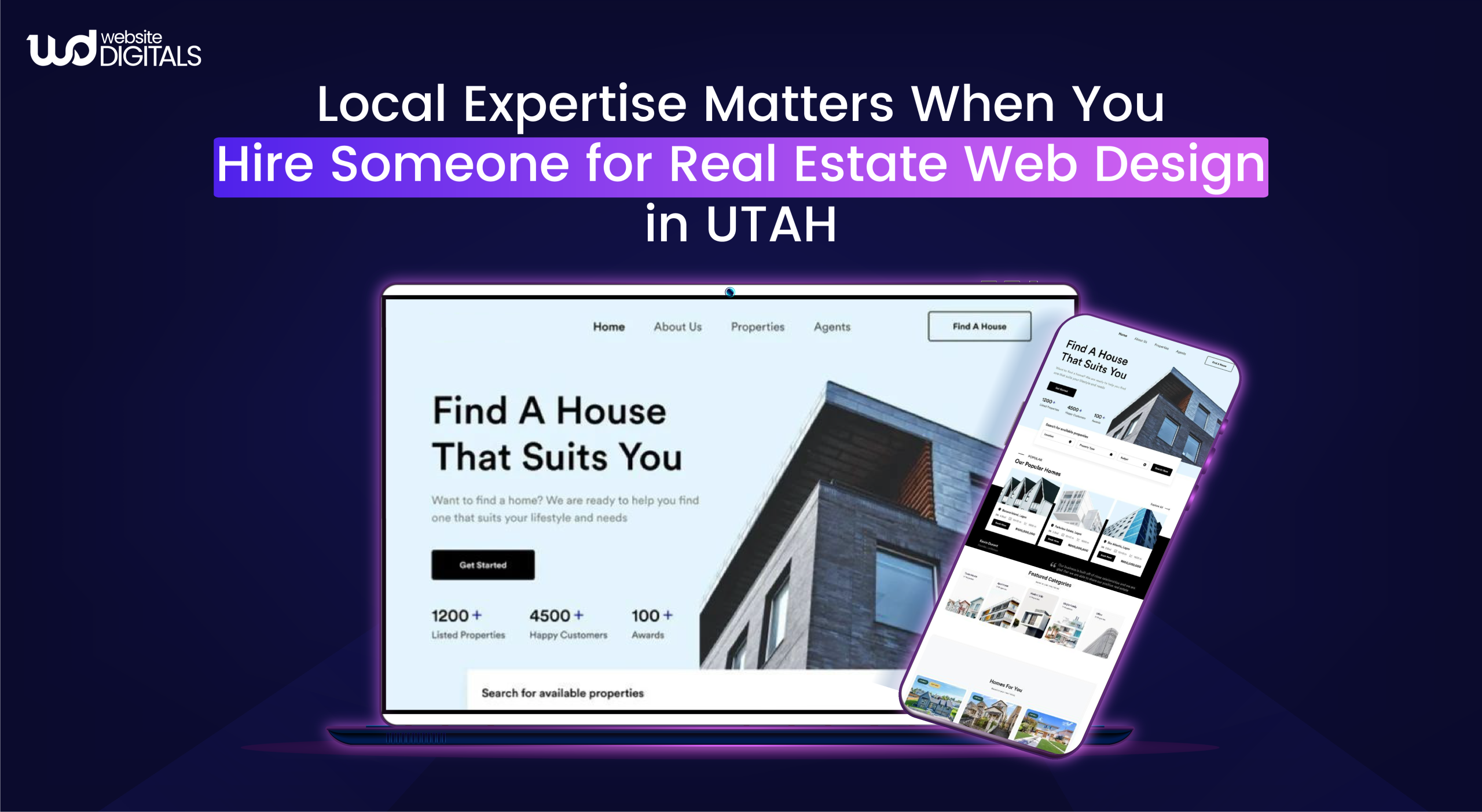 real estate web design in utah