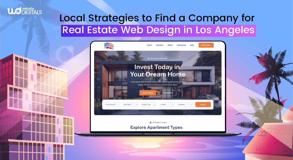 real estate web design los angeles