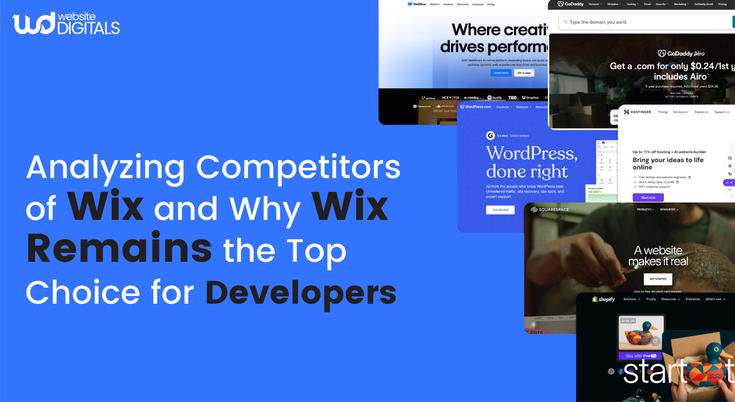 competitors of wix