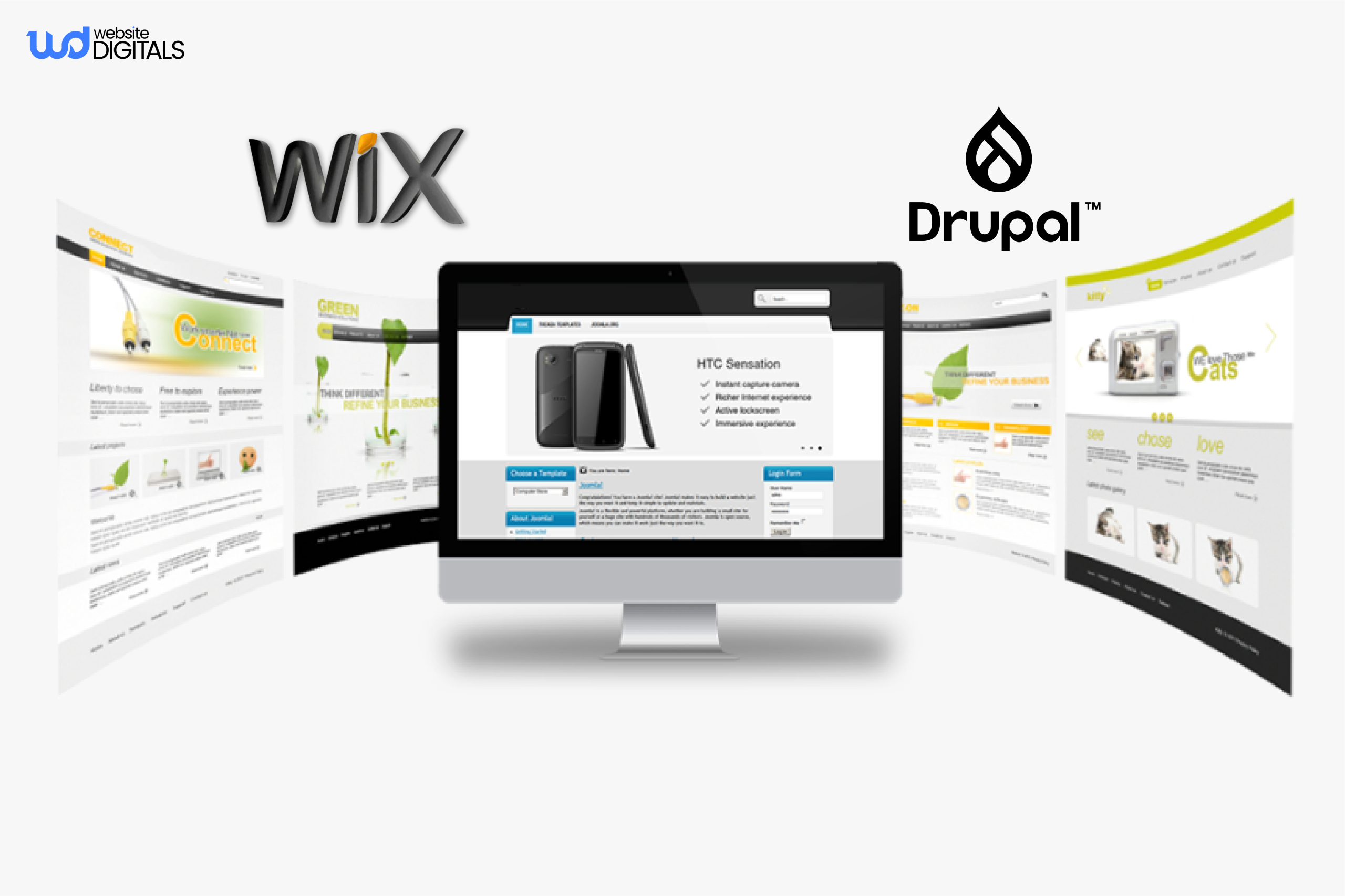 drupal vs wix