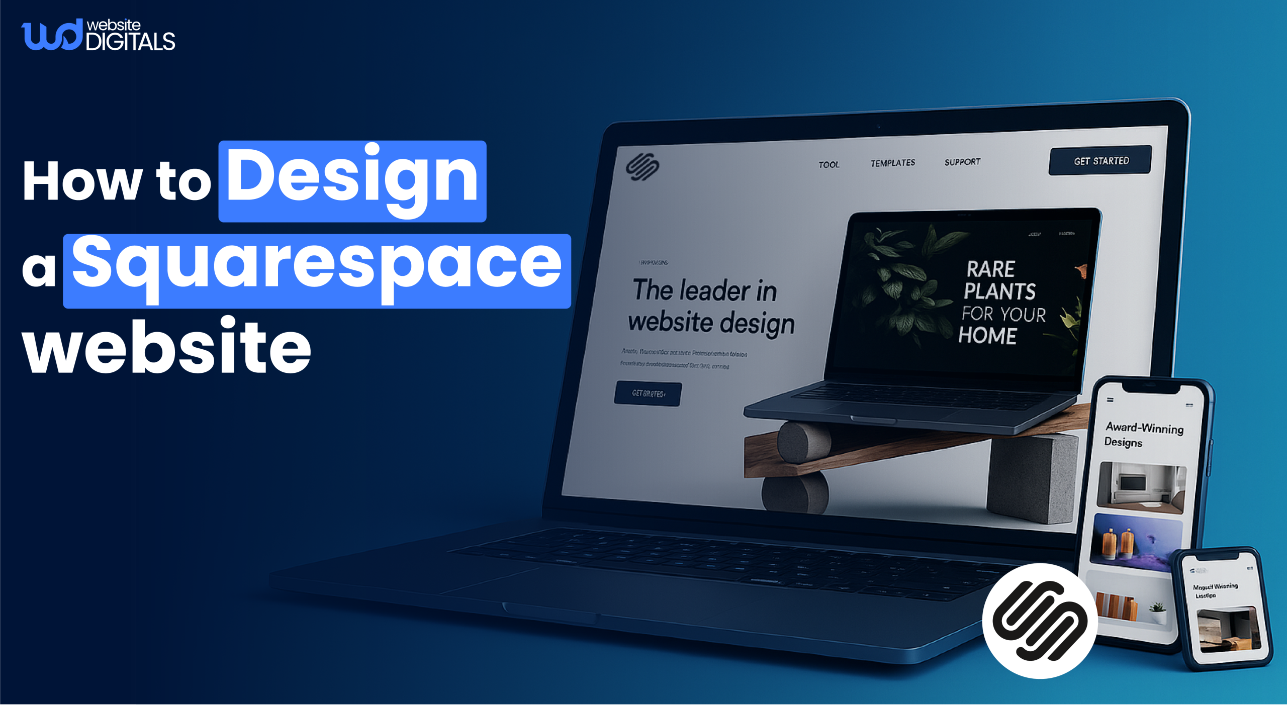 how to design a squarespace website