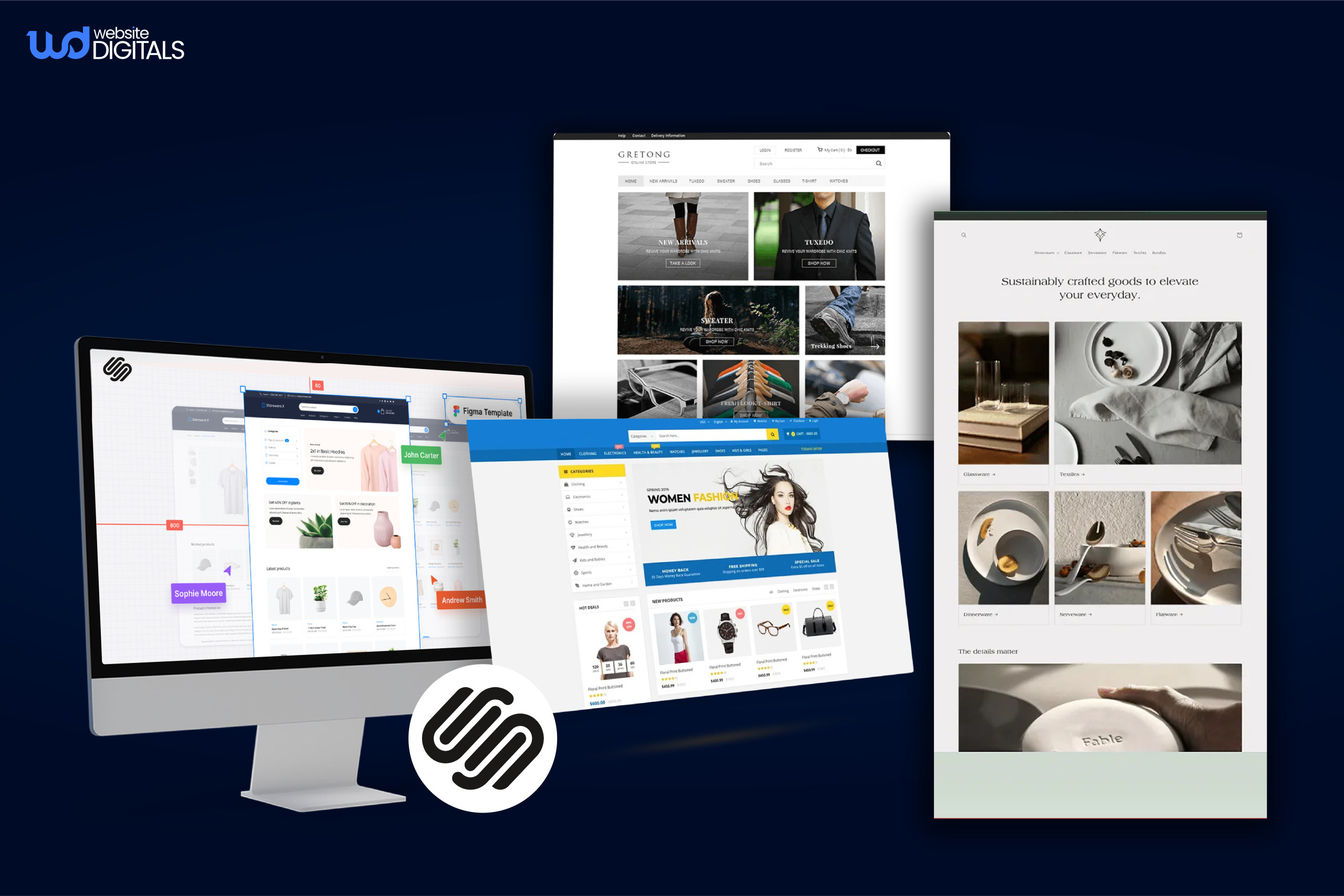 wordpress vs squarespace