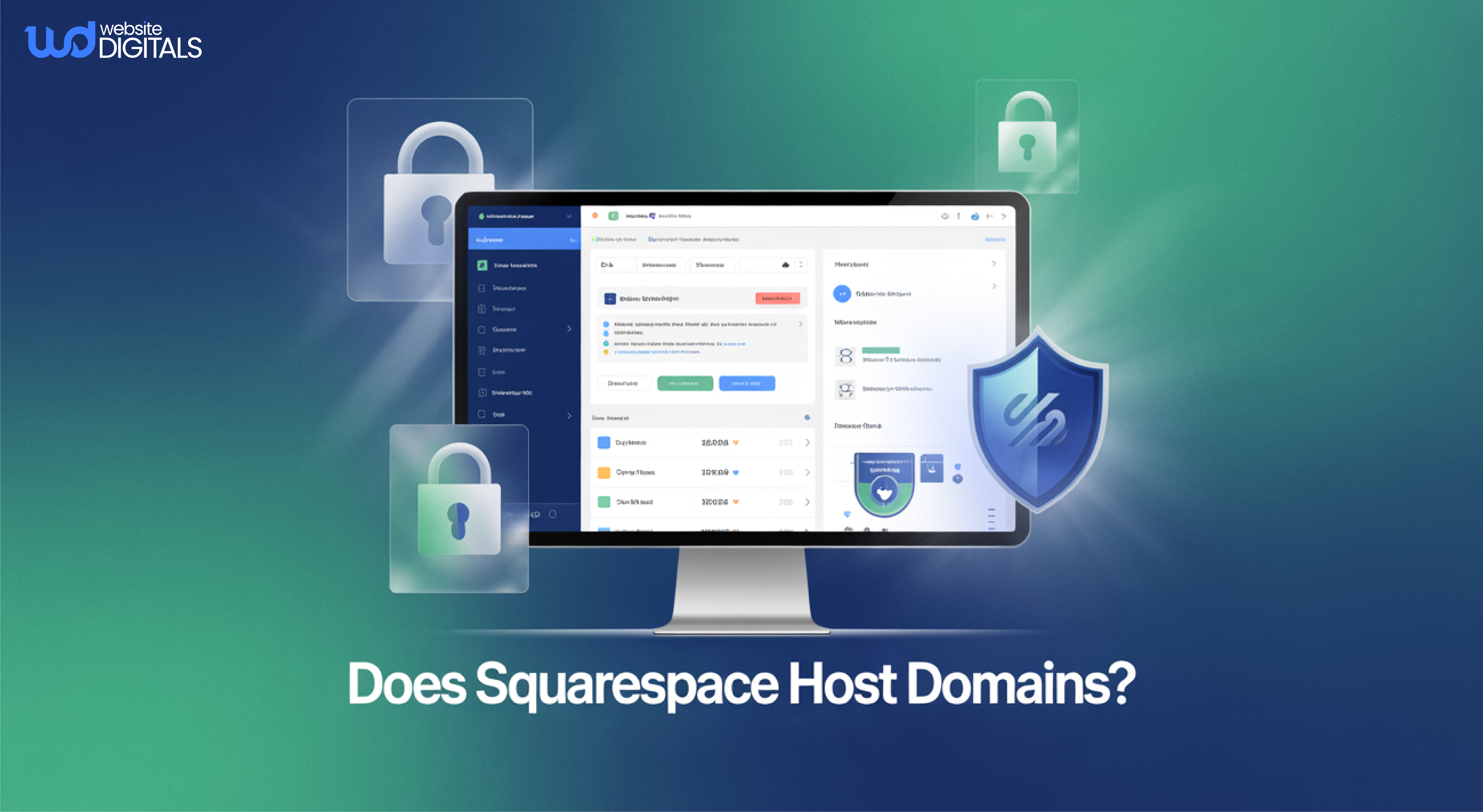 does squarespace host domains