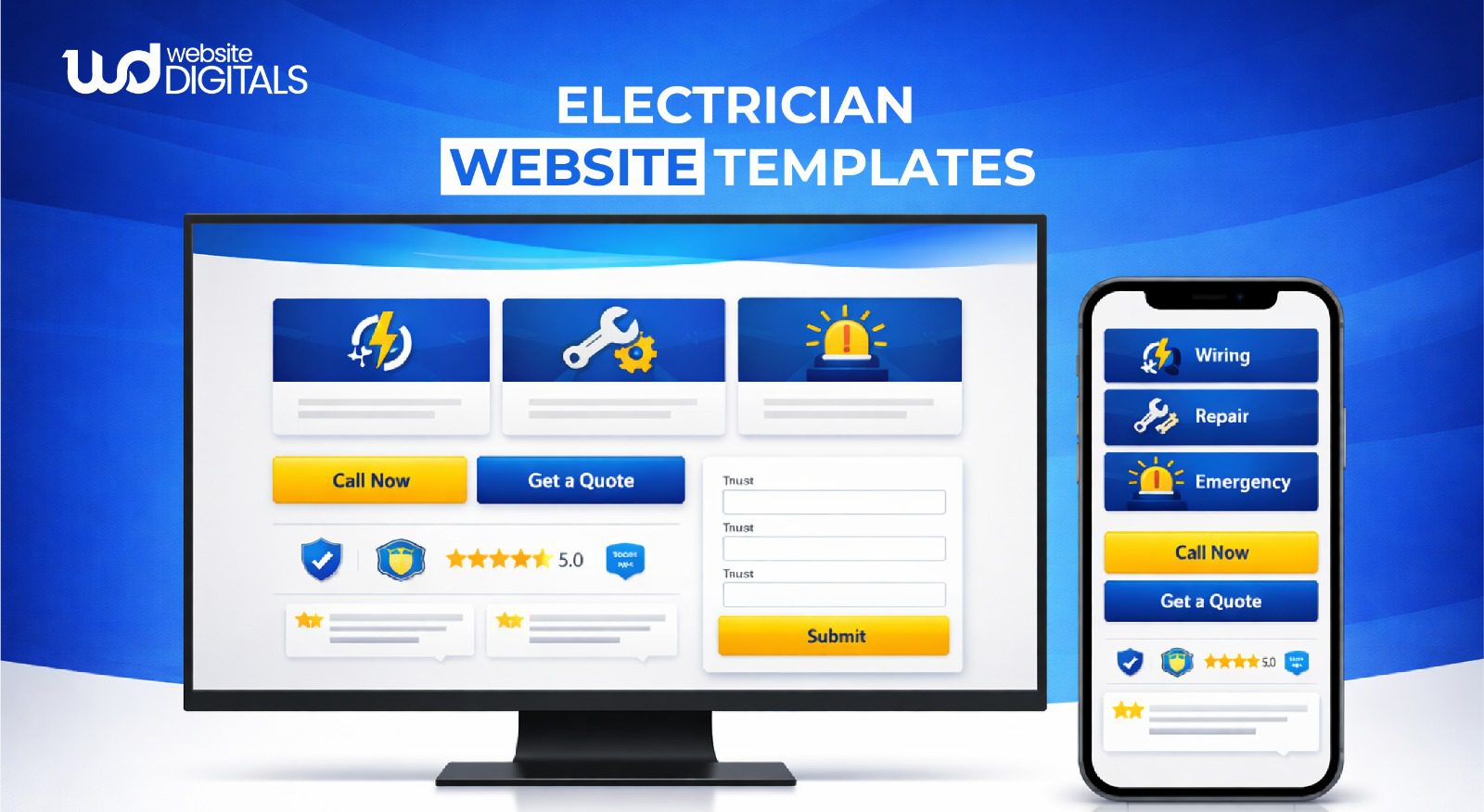 electrician website templates