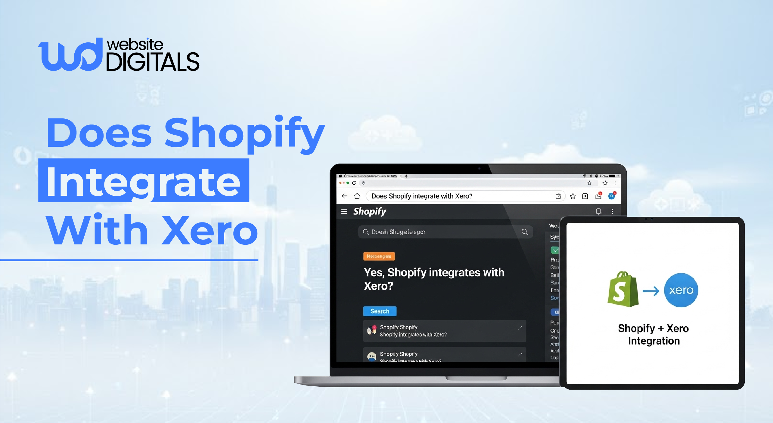 does shopify integrate with xero